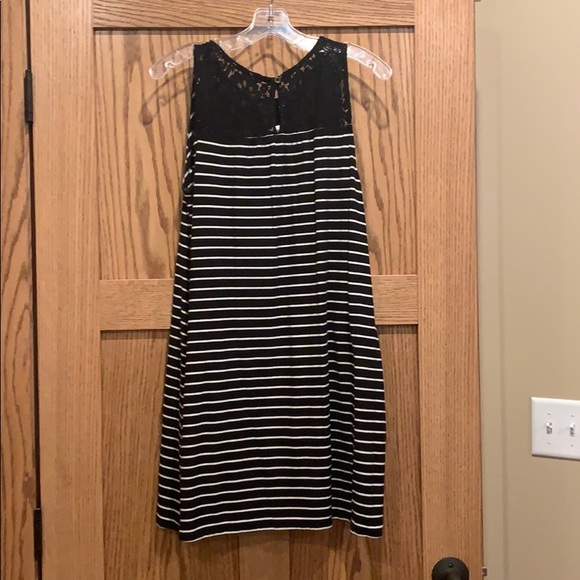 Black & White striped Tunic/Dress - Picture 2 of 3